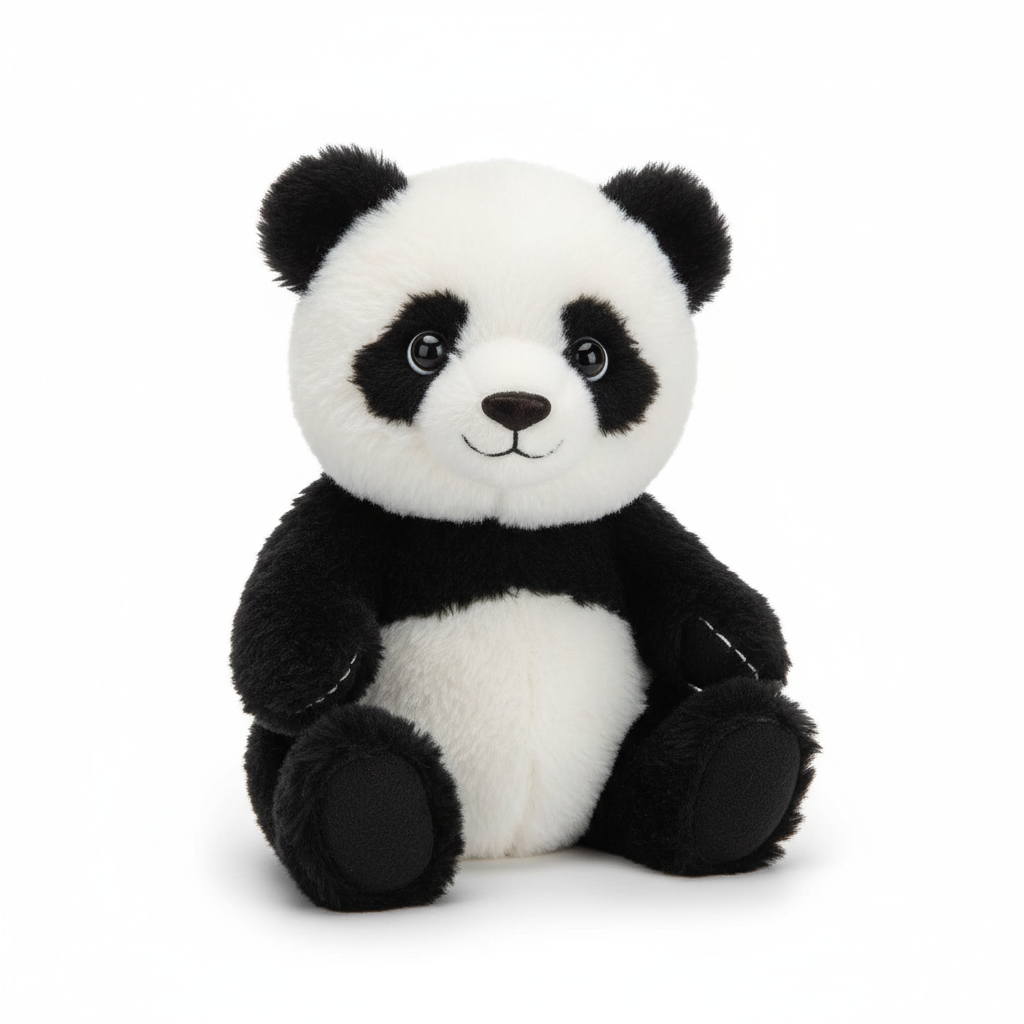 Panda Mimosa peluche artesanal